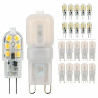 510pcslot led bulb 3w 5w g4 g9 light bulb ac 220v dc 12v led lamp smd2835 spotlight chandelier lighting replace halogen lamps