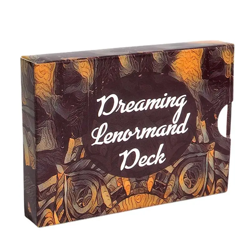 

Fortune Telling Tarot Cards Dreaming Lenormand Deck 36pcs Entertainment Tarot Oracle Deck For Fate Divination Party Playing Game