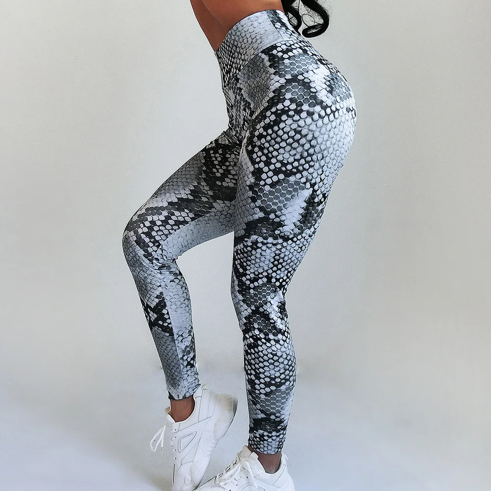 

Printed Leggings For Women Snakes Leopard Fitness Push Up Leggins Mujer High Waist Gym Running Workout Pants Sportswear