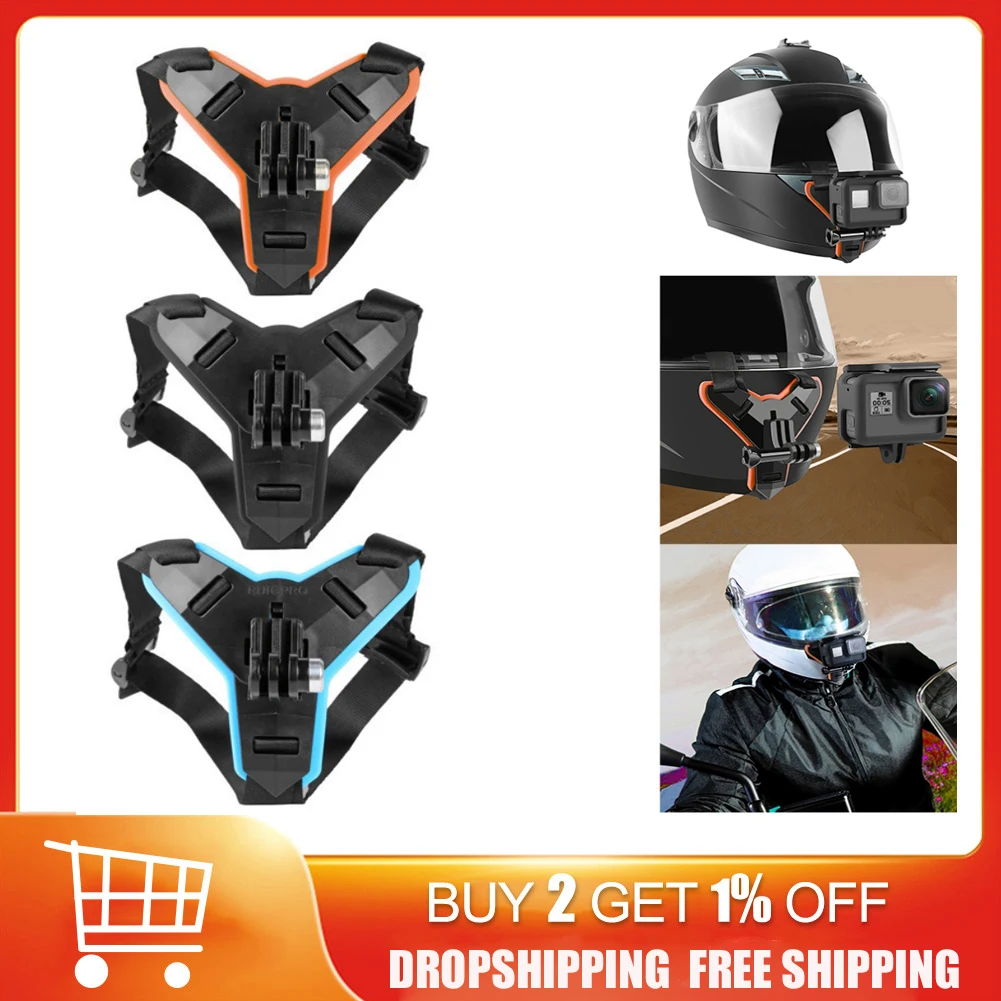 

For GoPro Hero 5/6/7 Motorcycle Helmet Chin Stand Mount Holder Action Sports Camera Full Face Holder Motorcycle Camera Accessory