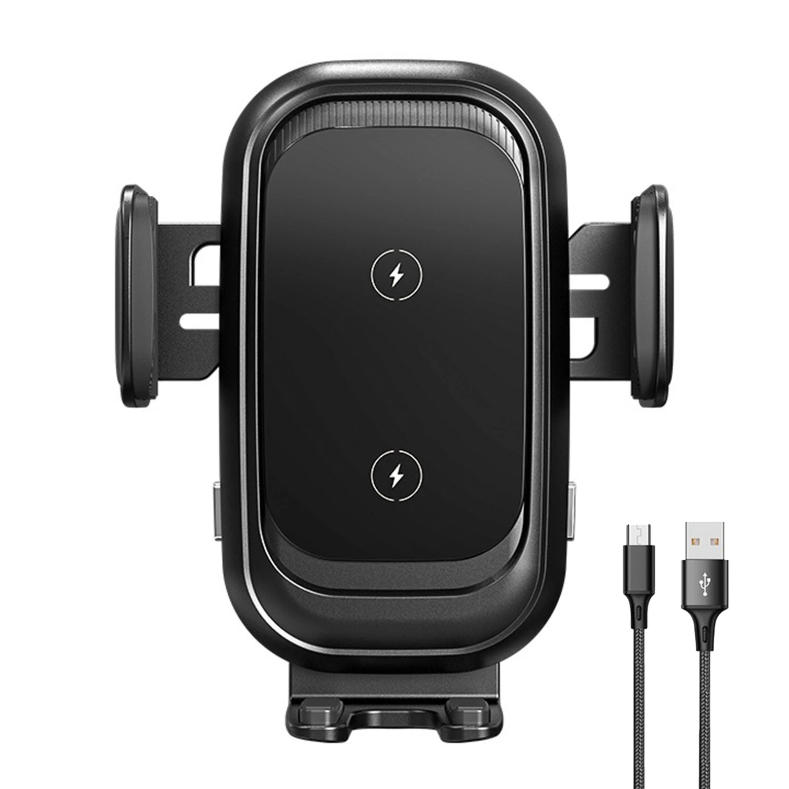 

Dual Coils Wireless Car Charger Phone Holder Car Air Vent Mount 15W Fast Charging Holder Phone Universal Interior Accesssories