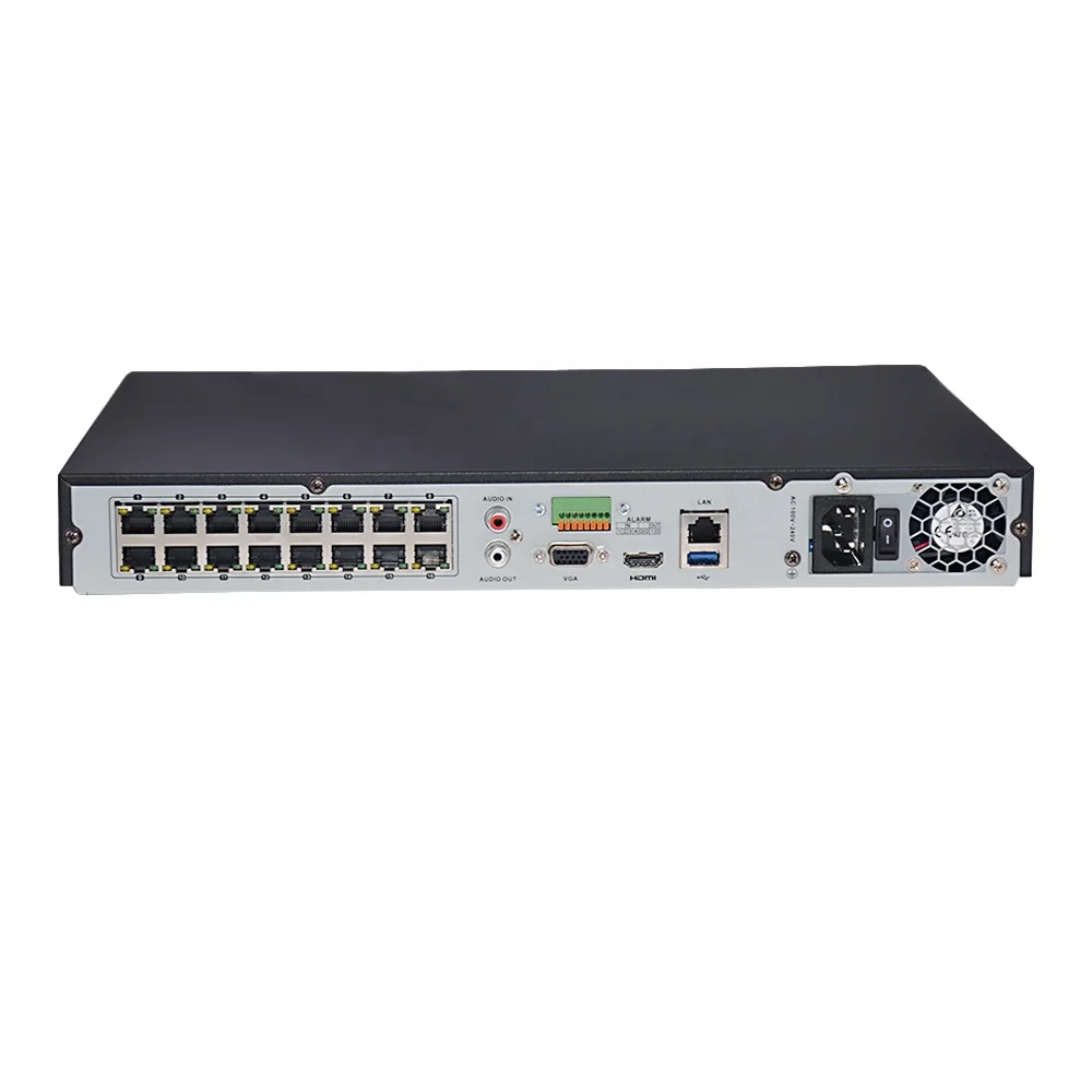 

Original Hik DS-7616NI-K2/16P NVR 4K 1U 2HDD PoE NVR 16 Channel Support 8MP Resolution CCTV NVR