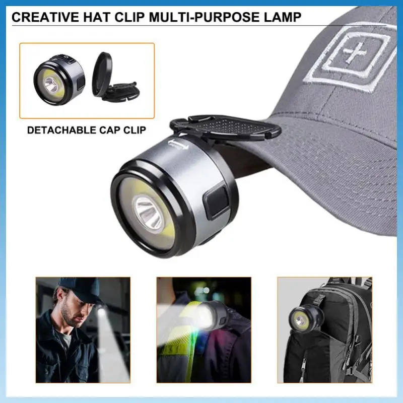 

Multi-function Work Lamp New XPG+COB Headlamp With Magnet Hook Cap Clip Lamp Camping Lamp Glare Flashlight Running Night Fishing