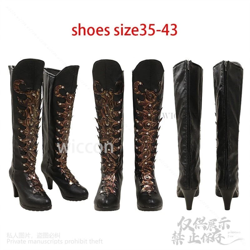 Wicked аниме фильм косплей Мадам Моррибл костюм изысканная вышивка королева платье