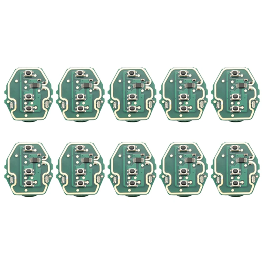 

10Pcs 3 Button Remote Car Key Control Circuit Board for-BMW E38 E39 E46 EWS System ASK 433MHz 315MHz PCF7935AA