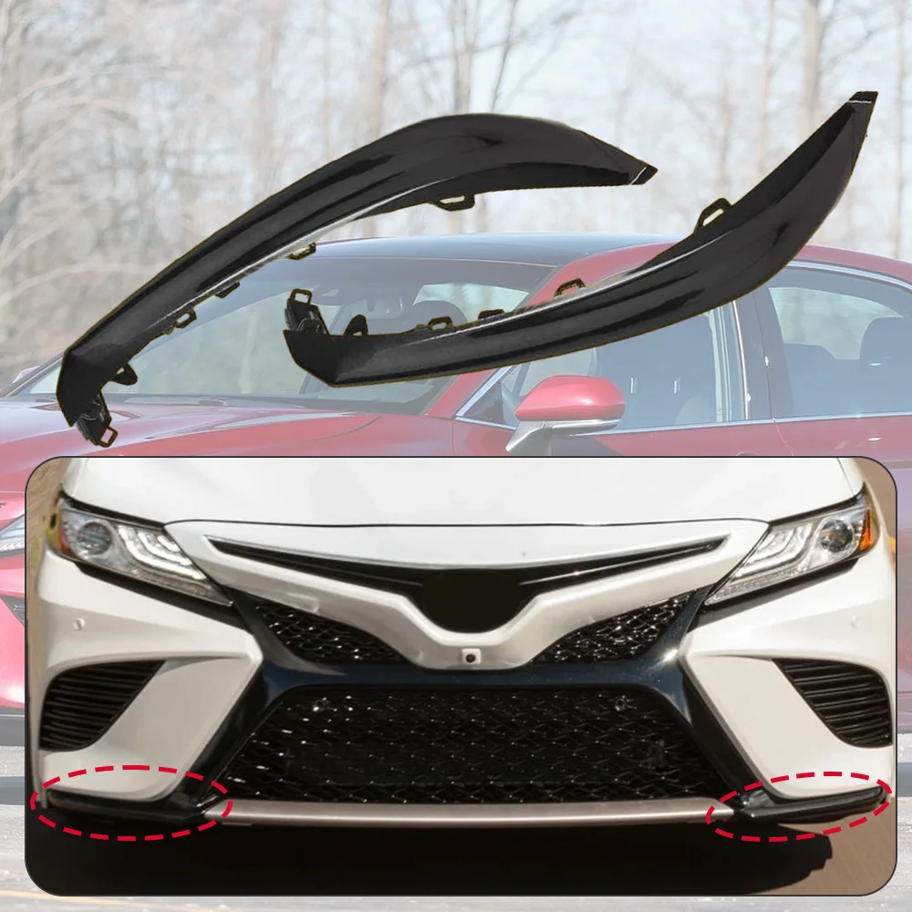 Фото Для Toyota Camry SE/XSE 2018-2020 5312406120 американская версия переднего бампера нижняя защита угол левый/правый №4
