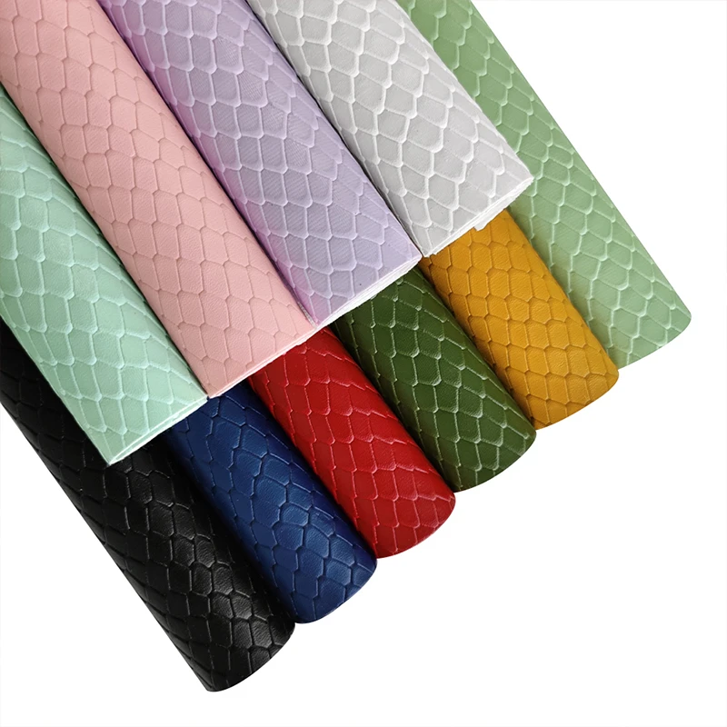 

30*135CM Factory Price Plain Color Crocodile Skin Emboss Faux PU Leather Sheet for Jewelry Box Phone Case Travel Bags