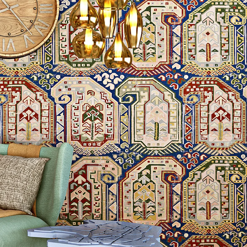 Тибетские обои в богемном стиле для гостиной спальни фоновая стена тайского