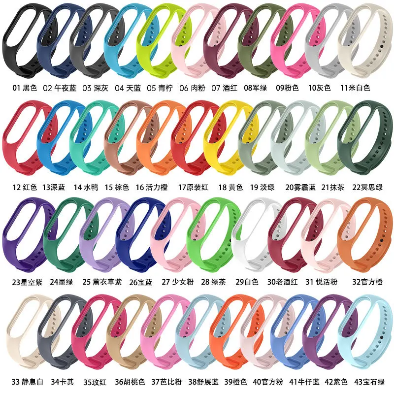 

Подходит для браслета Xiaomi 7, силиконовый ремешок для браслета Xiaomi 3/4/5/6/7, ремешок на запястье для смарт-браслета Xiaomi 6, силиконовый ремешок