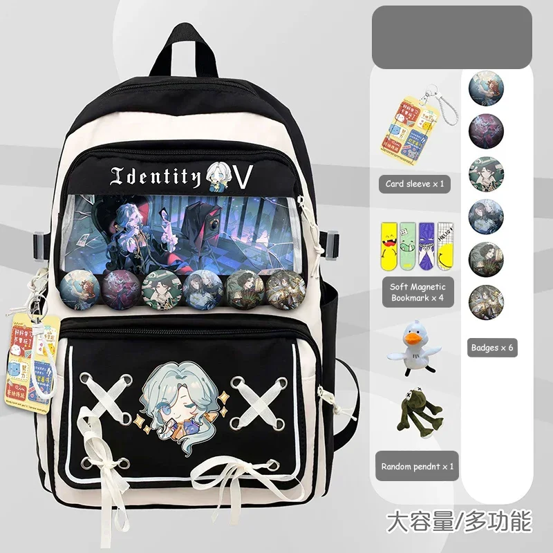 44 × 32 13 см черный синий розовый Identity V школьные сумки для студентов детей и