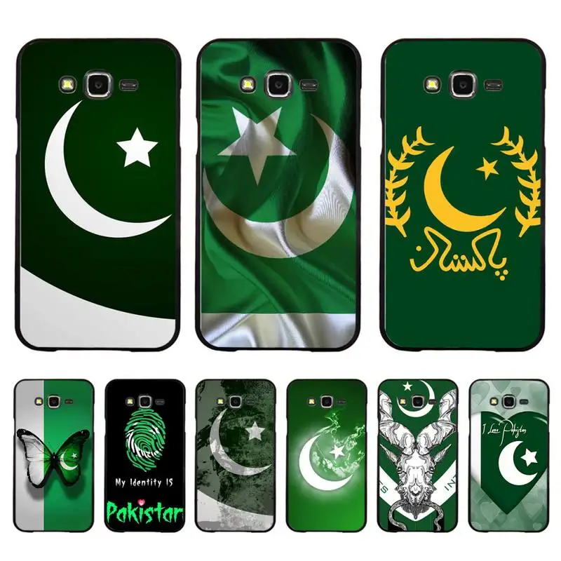 

RuiCaiCa Pakistan flag Phone Case For Samsung Galaxy J 4plus J6 J5 J72016 J7prime cover for J7Core J6plus Back Coque