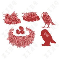 2022 new birds eggs fledgling home cutting dies diy craft paper greeting card diary album scrapbooking decoration embossing mold