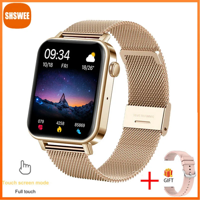 

For Xiaomi Huawei Bluetooth Call Smart Watch Men Fitness Tracker Monitor IP67 Waterproof Custom Dial Sports Smartwatch Women