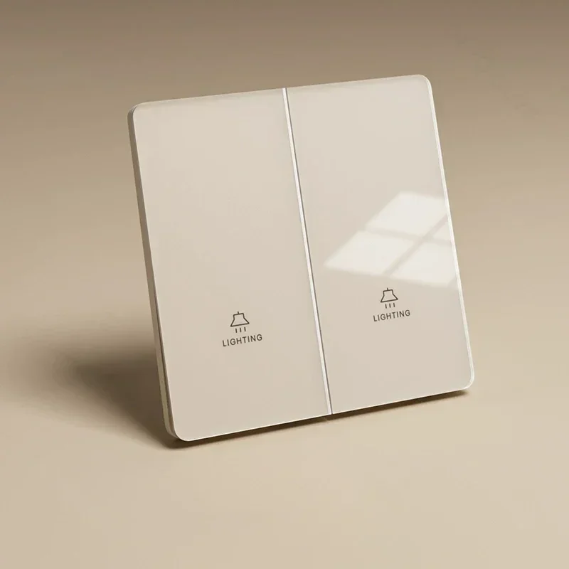 

Новый ультратонкий стеклянный светодиодный выключатель 1/2/3/4 Gang 1/2Way EU настенная кнопка включения и выключения панели кулисный электрический переключатель 220 В