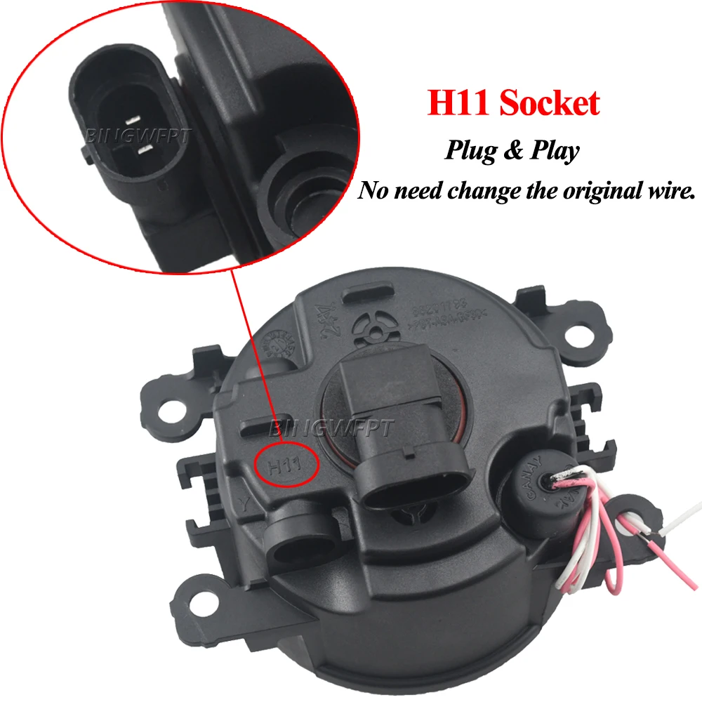 Фото Дневные ходовые огни для Nissan Navara D40 2004-2015 2011-2015, 2 шт. №3