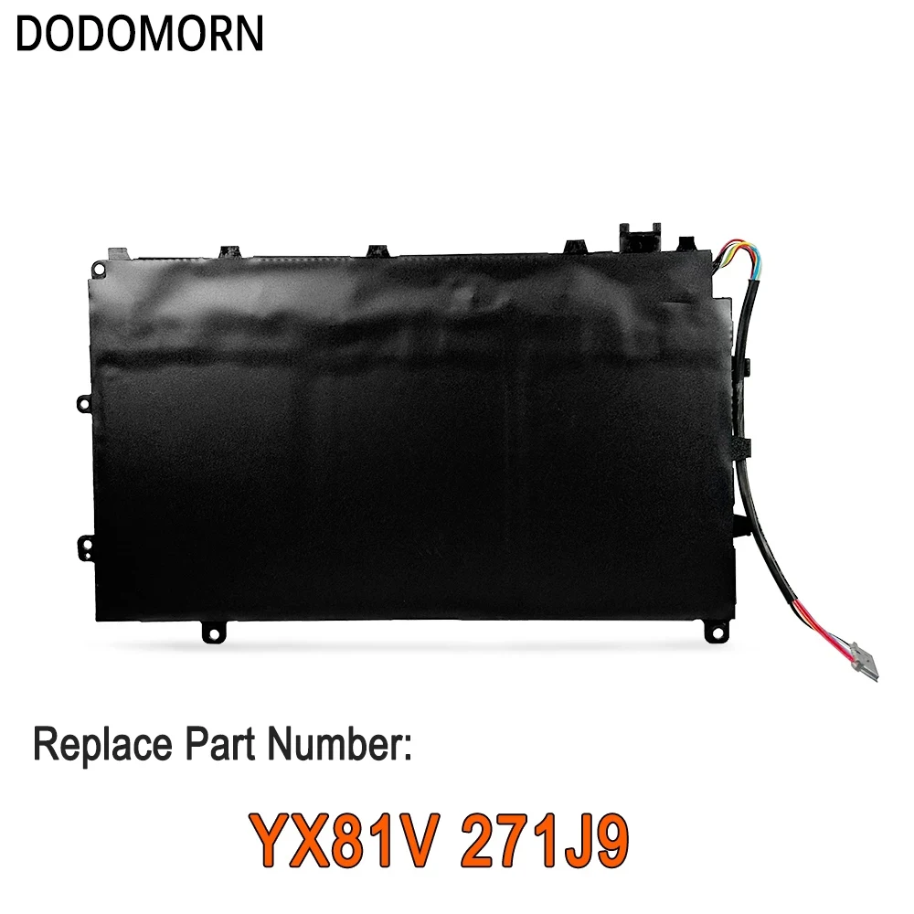 Фото Аккумулятор для ноутбука DODOMORN для серии DELL Latitude 7000 7350, запасные части YX81V, высокое качество, гарантия 2 года, 35 Вт·ч, 11,4 В №2