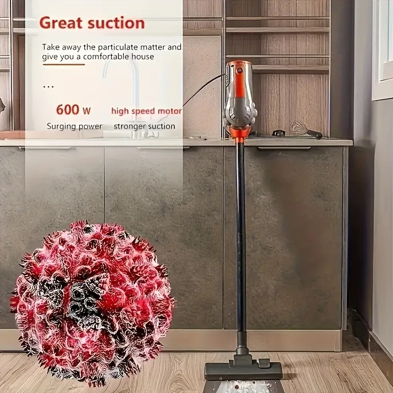 

1pc Portable Vacuum Cleaner, Household Low Noise Strong Vacuum Cleaner Household Vacuum Cleaner Small Household Strong Vacuum