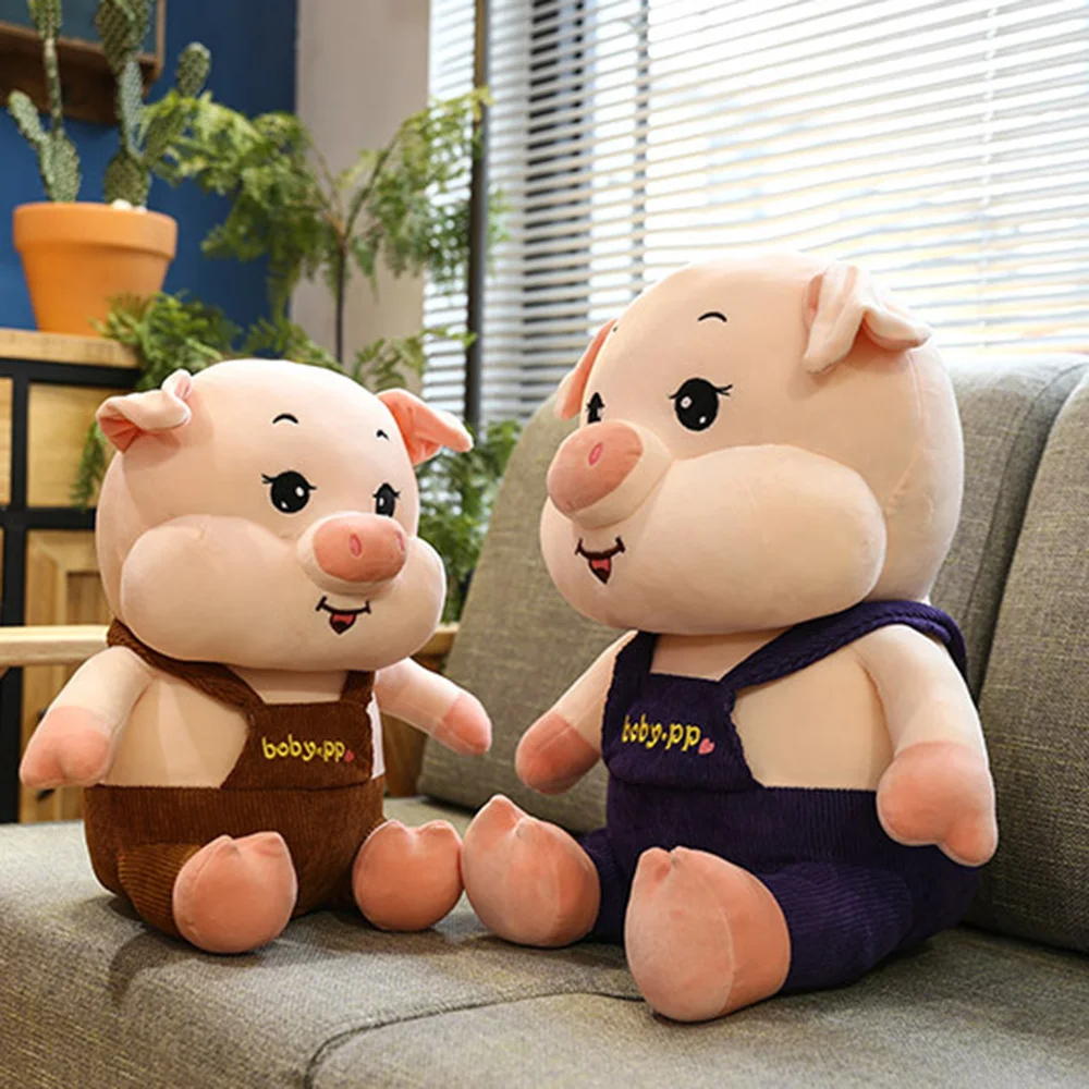 

Newly Cute Cartoon Pig Doll Lovely Soft Plush Toys Children's Couple Gift Pacify Rag Toy for Kids Girls Comfortable