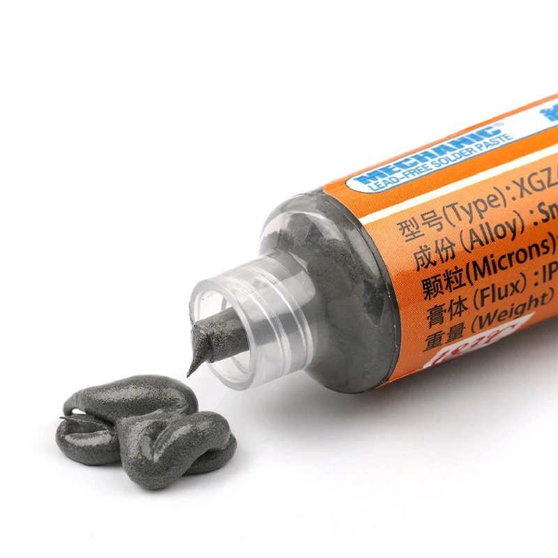Паяльная паста MECHANIC без свинца XGZ40 183 ℃ Sn64.7/Bi35/Ag0.3 для мобильного телефона ПК BGA