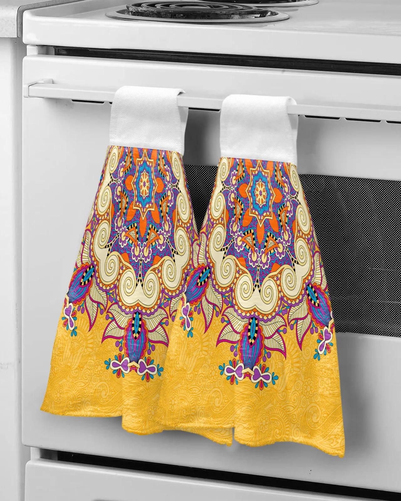 S Kitchen Bathroom Hanging Cloth Quick Dry Soft Absorbent Microfiber Towels