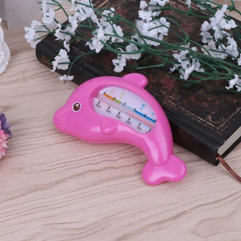 New Baby Bath Thermometer For Newborn Small Dolphin  Water Temperature Meter Bath Baby Bath Toys Thermometer Bath