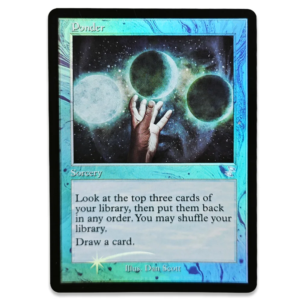 Фото Коллекционные карты TCG: Редкие магические фольгированные карты для игр — Болото/Канделябр Тавноса/Пондер-Тойс. Хобби-коллекционирование, подарки для мальчиков. №3