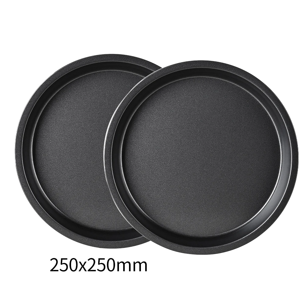 

2 штуки чёрных антипригарных форм для пиццы