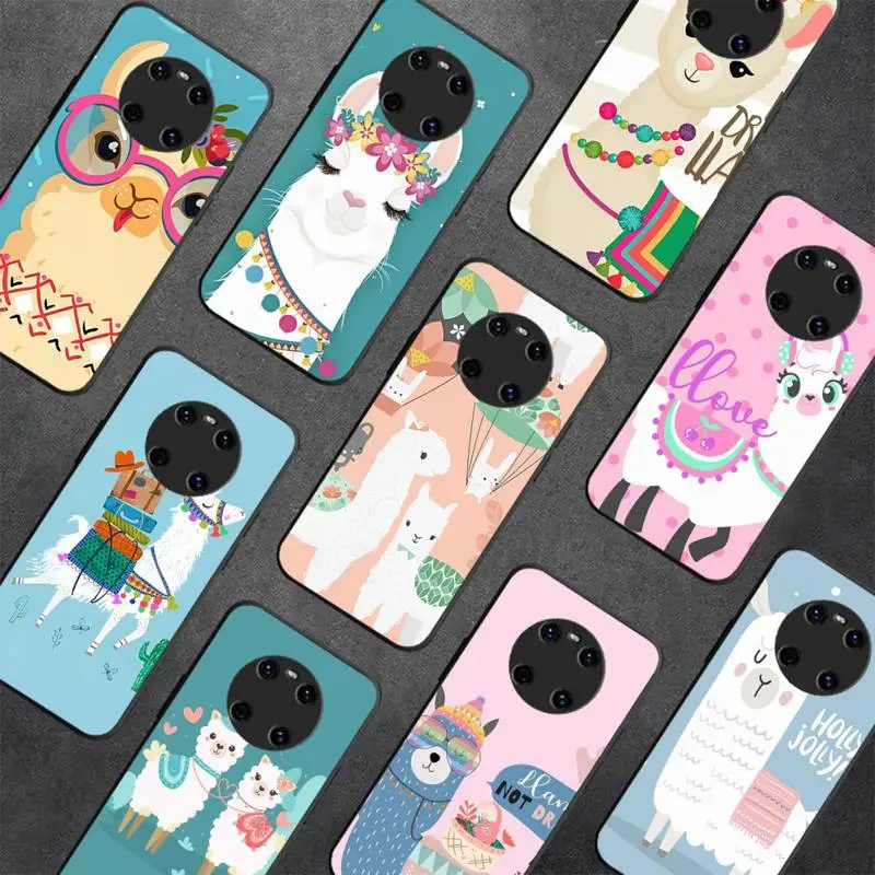 

Llama Llama cute Phone Case For Huawei Y 5 Y62019 Y52018 Y92019 Luxury funda case for 9prime2019