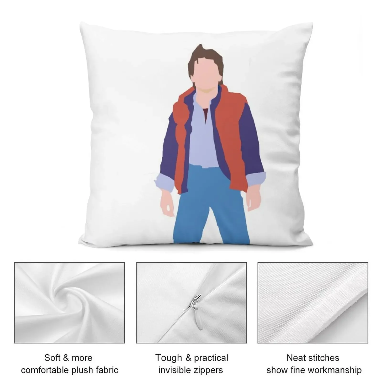 Декоративный чехол для подушки Marty McFly