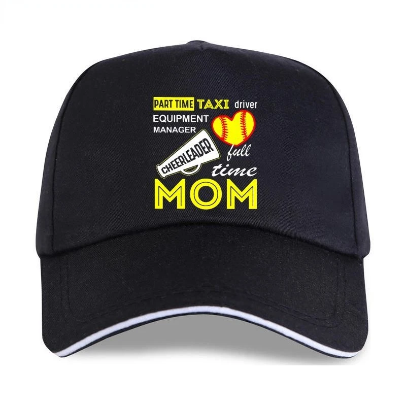 New Part Time Taxi Driver Equipment Manager Cheerleader Full Time Mom Softball Version Women Baseball cap Cotton Hat Sun-Hats
