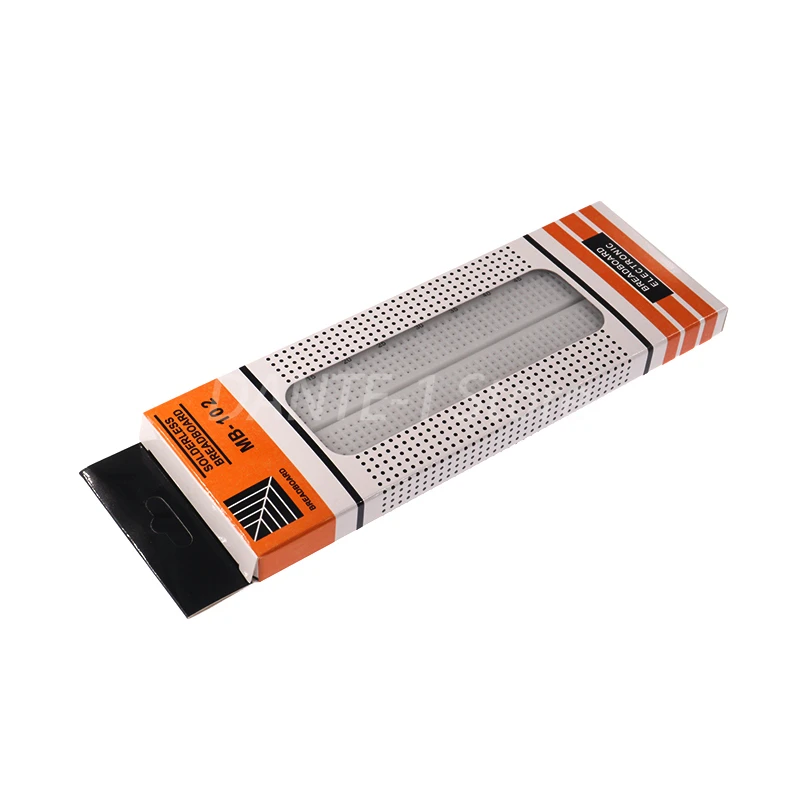 Макетная плата MB102 830 отверстий печатная цветная полоса экспериментальная