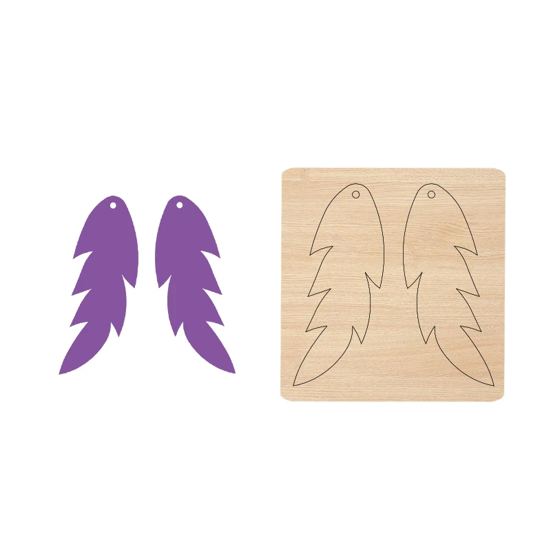 

CY-31-2 The wooden mold of earrings is suitable for most machines