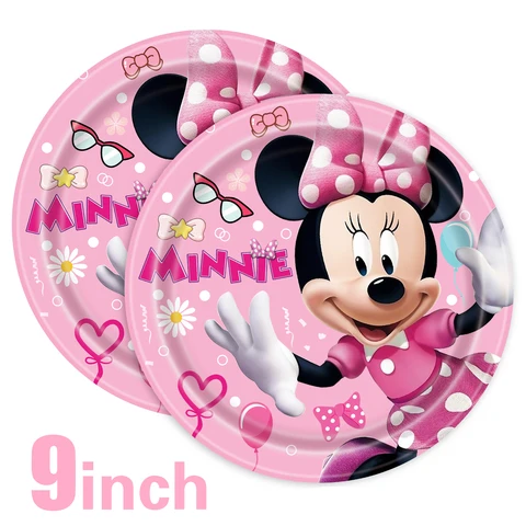 Одноразовые наборы посуды Disney Minnie Mouse на 8 персон