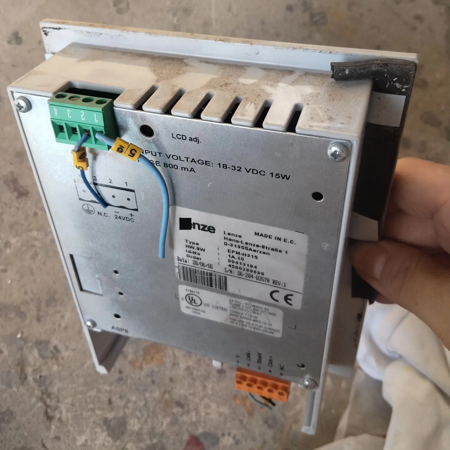 Фото Дисплей EPM-H315 TXT для Lenze №3