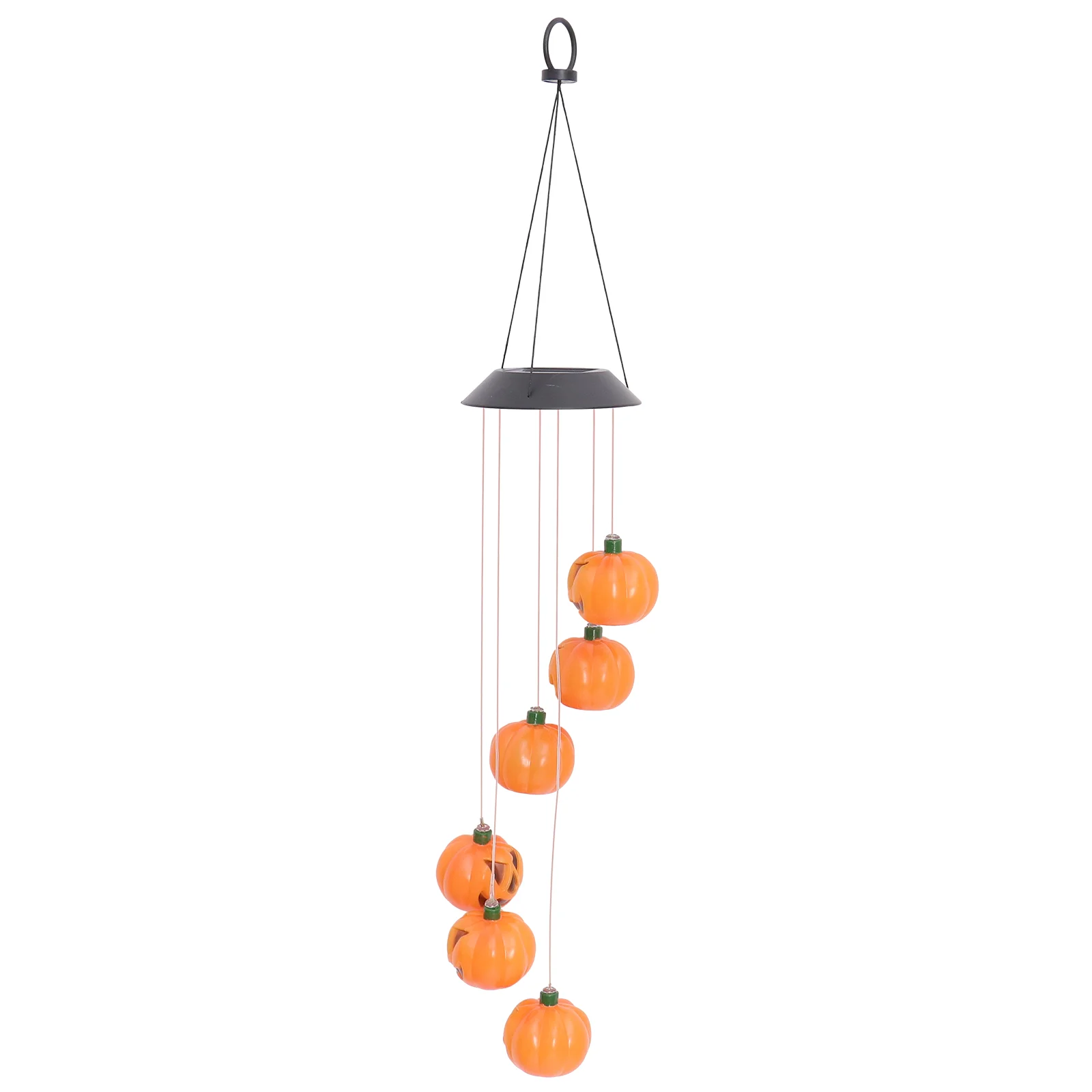 

Wind Solar Chimes Chime Lamp Outdoor Belllightgarden Outside Hanging Decor Led Energy Theme Pumpkin Lighting Lantern String