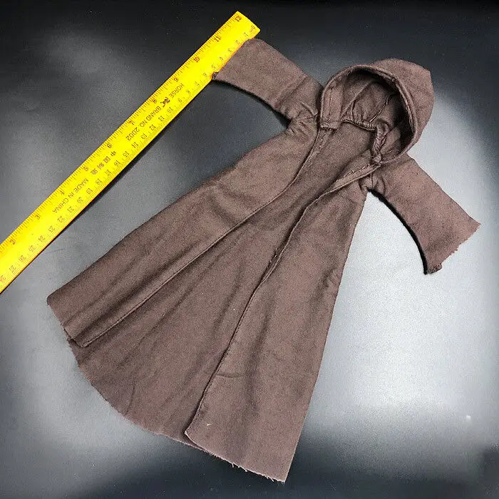 

E1-05 1/6 Scale Cloak Robe Coat Model for 12" Female & Male Body Action Doll