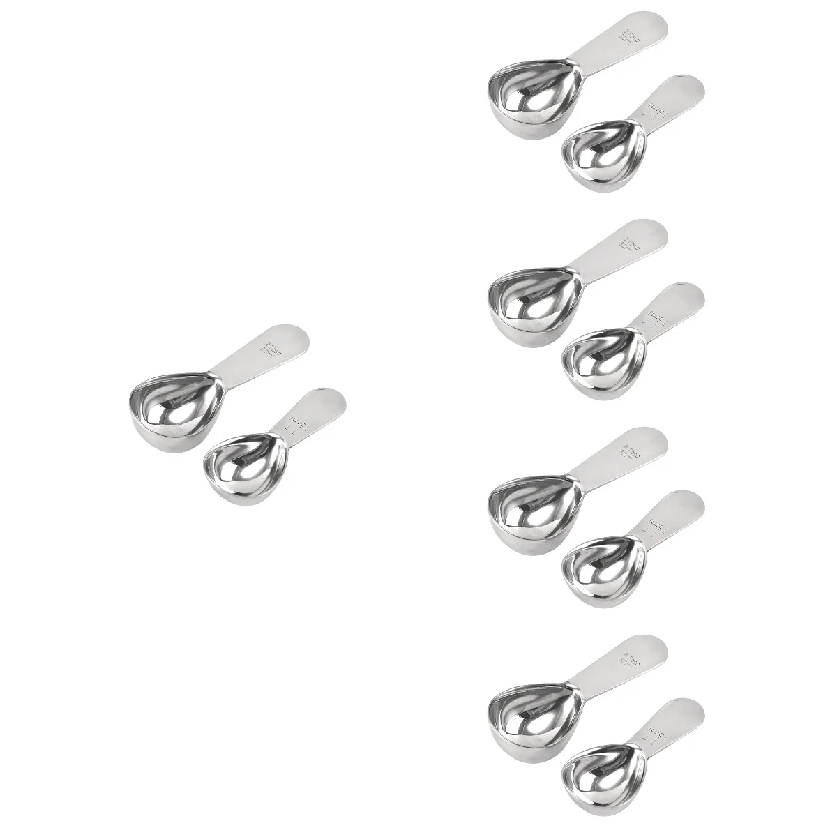 

5x Coffee Spoons Measuring Teaspoon Coffee Measuring Spoon Measuring Spoon Ingredients Measuring Spoon