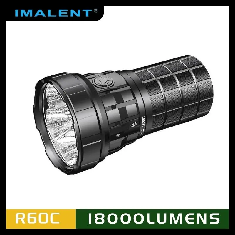 

IMALENT R60C 18000Lumens перезаряжаемый супер мощный светодиодный фонарик включает 21700 4000mAH батарея прожектор