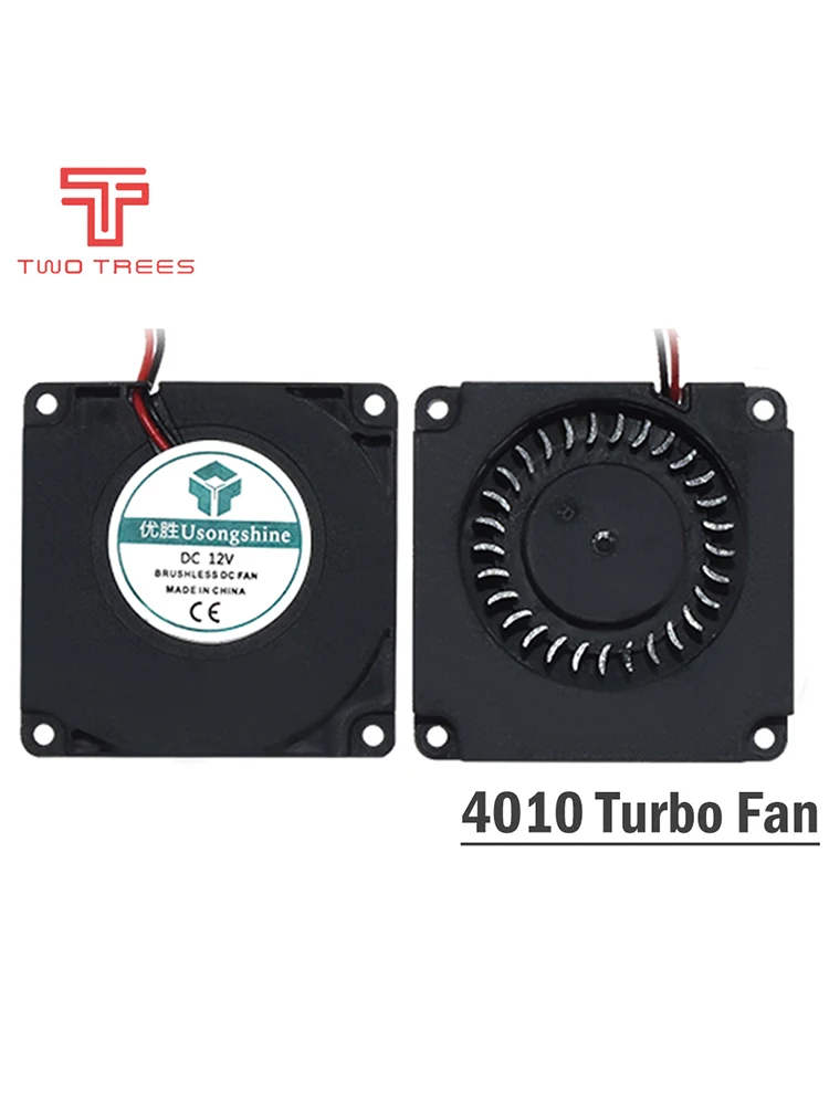 1PC ADDA 4010 AD0405HB-G70 5V 0.19A 4CM 2 Wire Dual Ball Cooling Fan 