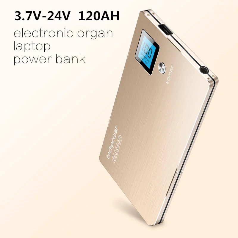 

For Electronic organ Laptop cellphone emergency power bank 5V,9V,12V,15V,16V,19V,19.5V,20V,24V 120ah PD3.0 USB QC LiPo Battery