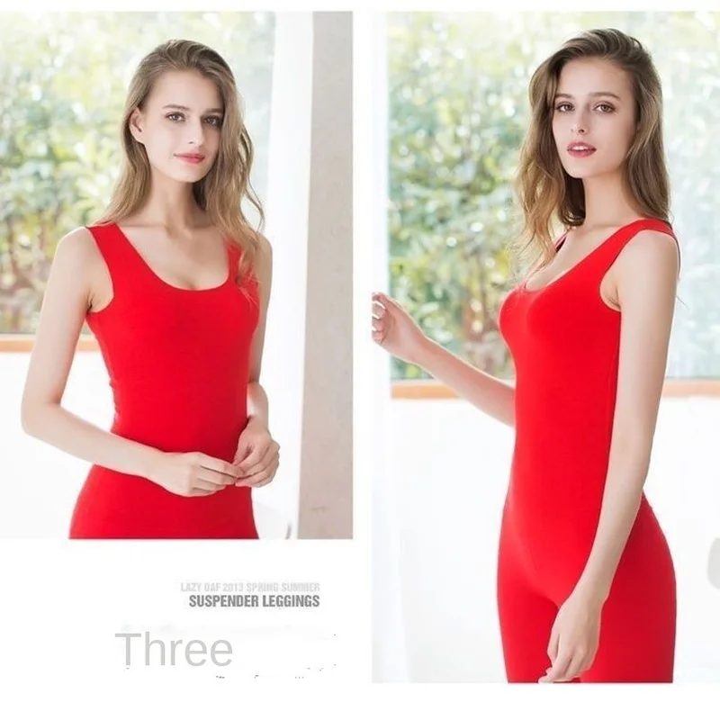 Sexy Women Thermal Underwear Fleece Lined Seamless Tops Cami Tank Top  Vest Camisoles Sleepwear Winter Thermals Roupa Térmica