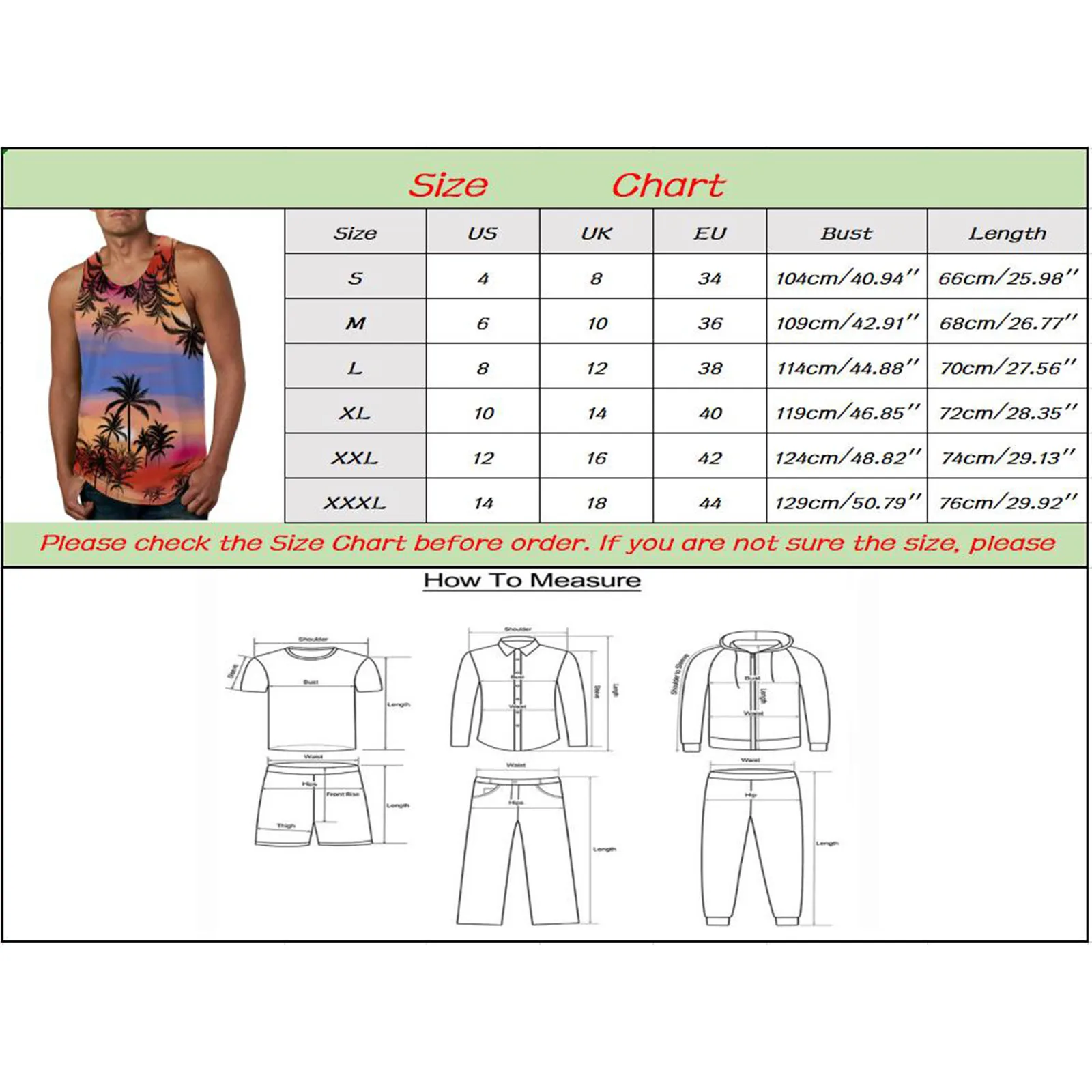 Мужская Гавайская майка Повседневная летняя рубашка с 3d принтом листьев