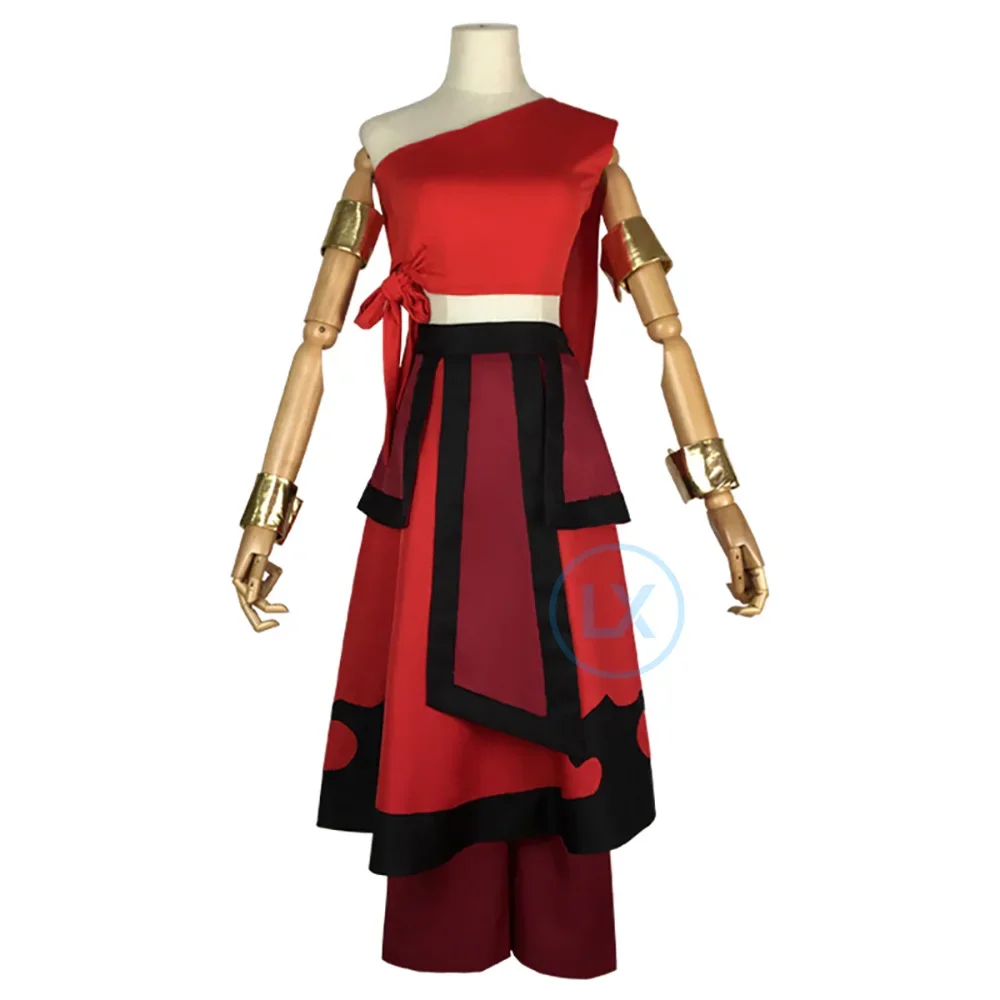 Аниме Airbender Katara Косплей Костюм Взрослый Женский Наряд На Заказ на Хэллоуин