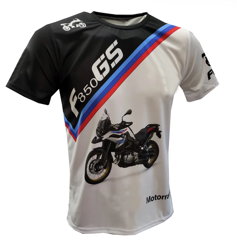 

T Shirt 2022 Summer GS Collection F850 Motocross Club Outdoor Rider Short Sleeve T Shirt 3d Printed Boys to Adults Oversized
