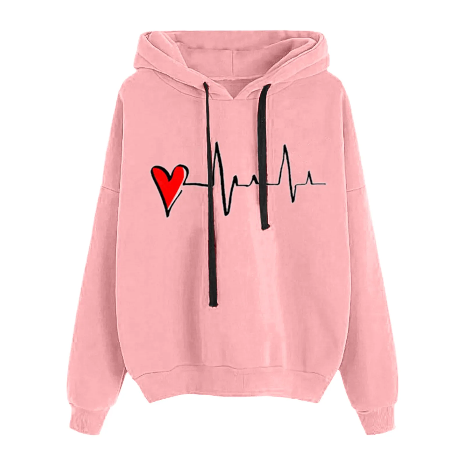 

Женская толстовка с капюшоном и принтом, Повседневная Толстовка с длинным рукавом, толстовка с кулиской, Женская толстовка с капюшоном на м...