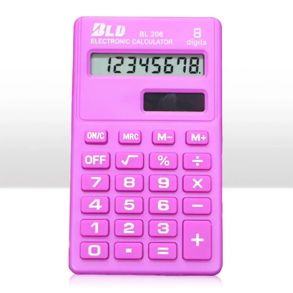

Отличный карманный калькулятор с 8 цифрами, надежный студенческий калькулятор с 8 цифрами, мини-калькулятор для бизнесмена