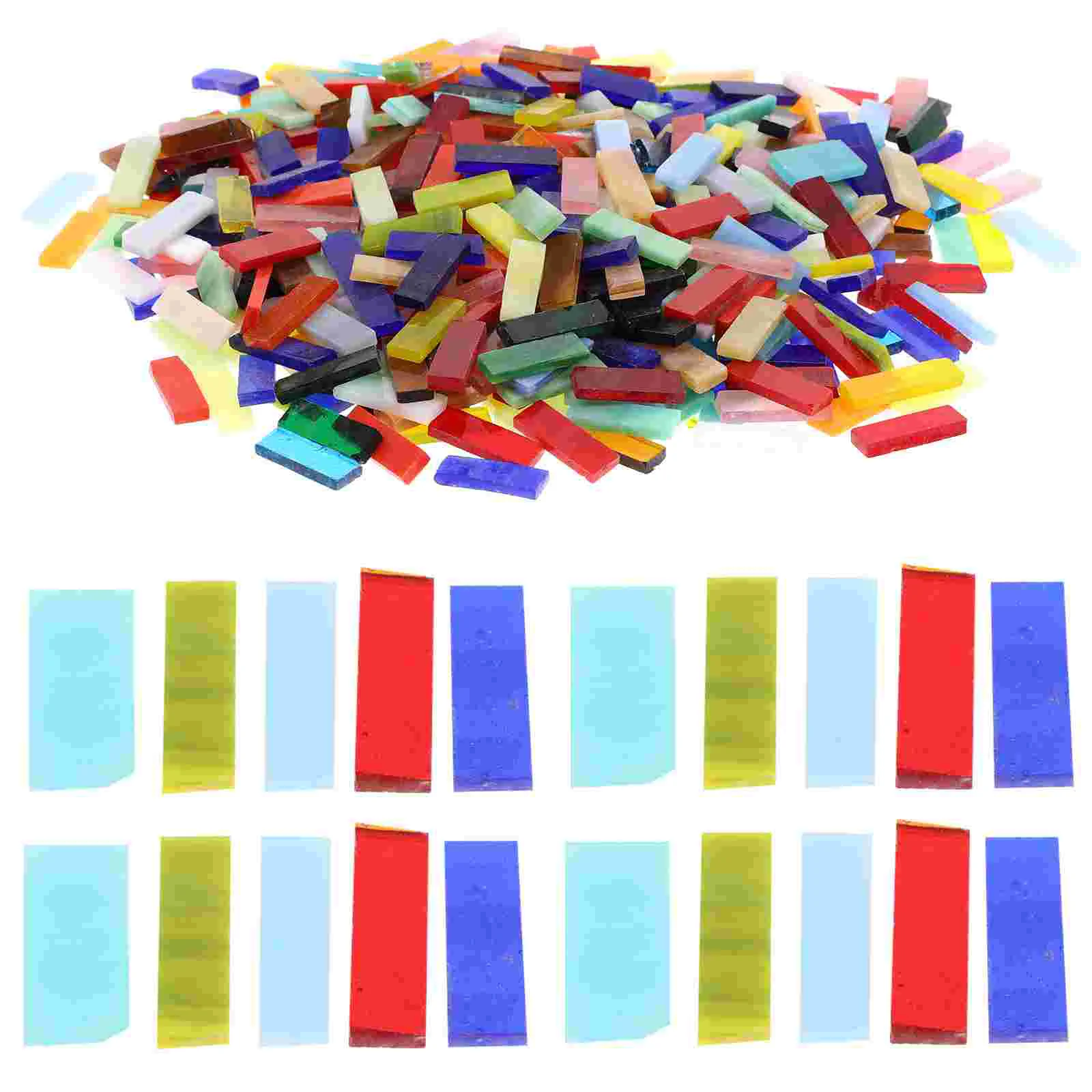 

DIY Glass Mosaic Fragment Light House Decorations Home Sheet Crafts Making Supplies Picture Frames Jewelry Student Stained