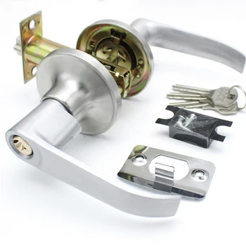 Aluminium Alloy Home Door Locks Gate Privacy Door Knob Set Bedroom Bathroom Handle Lock with Key for Home Door Lock Pick Set