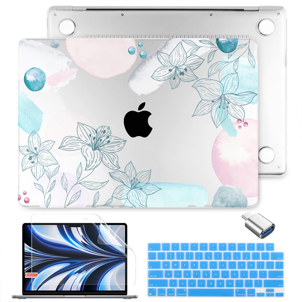 Защитный чехол для MacBook Pro13 14 16 ”Air M2 M1 A2681 A2337 A2338 Air11 12 13 A1466 A2179 A1932 A1502 A1425 A2159 A1706 A1708