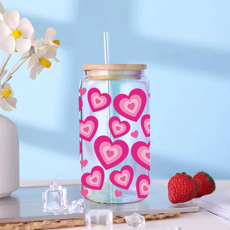 3D-наклейки на стеклянные стаканы Libbey 16 унций D8332